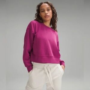 lululemon Ribbed Softstreme Oversized Cropped Crew